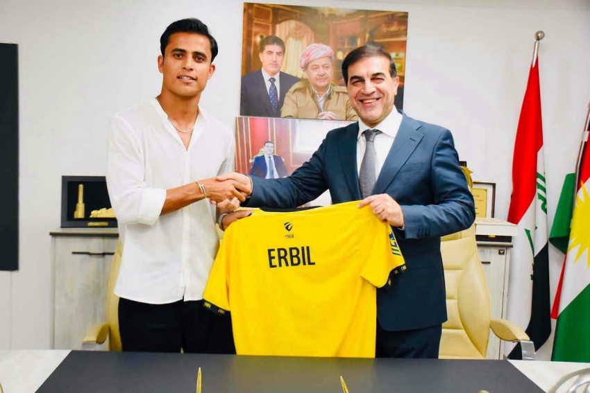 أربيل يتعاقد مع بايش في أغلى صفقة بتاريخ الدوري العراقي